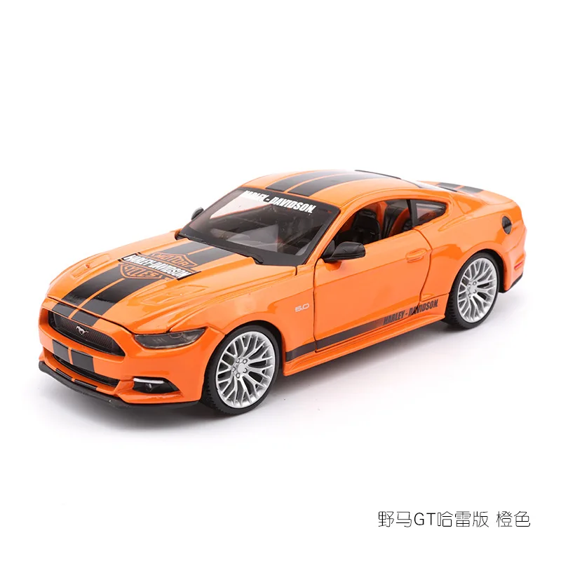 Maisto Ford Mustang GT Модель брелок для автомобильных ключей, модель 1: 24 спортивный автомобиль модель подарок украшения