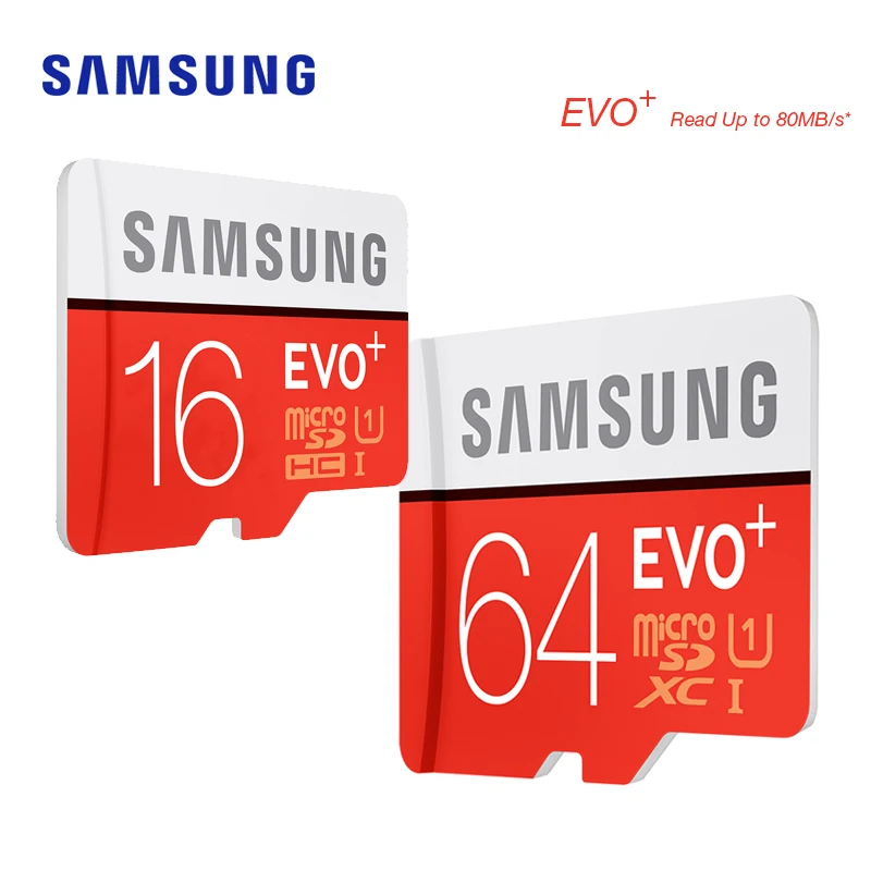 Карта памяти SAMSUNG EVO Plus/PRO Enduran microsd 512 ГБ 256 ГБ 128 Гб 64 ГБ 32 ГБ EVO U3/U1 класс 10 U1 microSDXC/SDHC EVO+ 16 ГБ 32 ГБ