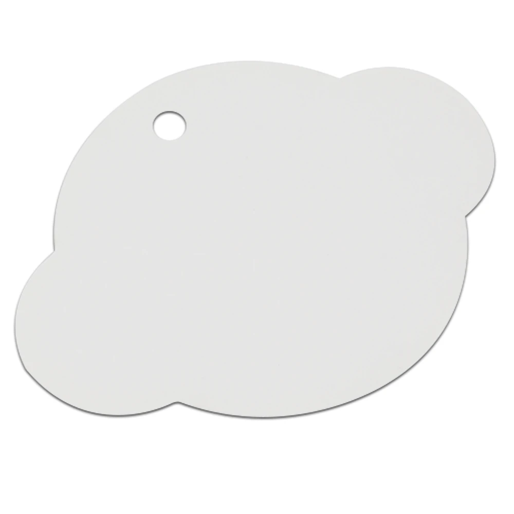 

6.3*8.5cm Kraft Paper Gift Tags Wedding Party Flying Saucer Shape Label Card Blank Price Craft Hang Tag Wholesale 1500Pcs/Lot