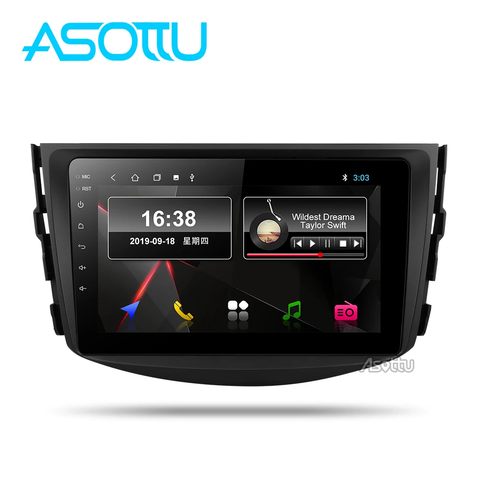 Asottu TO301 Android 9 0 PX30 автомобильный DVD gps навигатор palyer Автомобильный плеер для toyota rav4