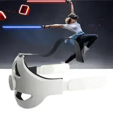 Ajustável para oculus quest 2 cinta de cabeça vr elite cinta conforto melhorar o aumento de acesso de realidade de apoio à força virtual