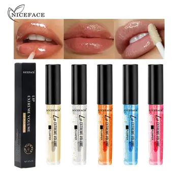 

NICEFACE Moisturizing Plumping Lip Gloss Lip Plumper Mineral Oil Lip Extreme Volume Essence Nutritious Lips Enhancer Serum