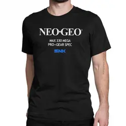 Humorous Neo Geo Startup Screen Graphic Men's T - Shirt - Round Collar Cotton Short Sleeve Tee - M (Black)