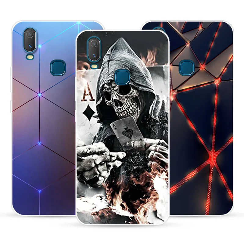 Чехол для телефона чехол VIVO Y11 2019 силиконовый suave cubierta de TPU flor |