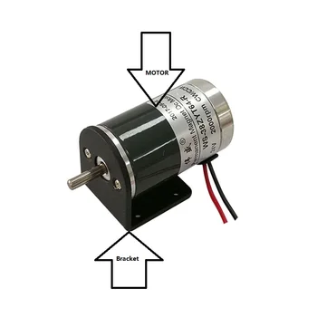 

38ZYT64-R 38mm miniature speed control motor / small generator / CW, CCW motor / 12V / 24V high speed DC motor