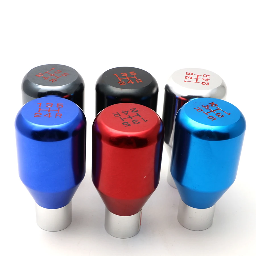 

5 Speed Car Manual Gear Shift Knob CNC Aluminum Universal Manual Transmission Gear Stick Lever Shifter Knob