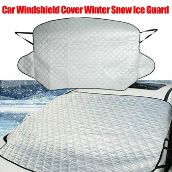 

Car Covers Car Windscreen Cover Anti Snow Frost Ice Windshield Dust Protector Heat Sun Shade Auto Ice Large Snow Dust Protector