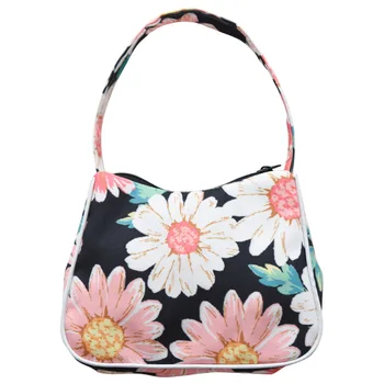 

Summer New Women's Fashion Flower Print Luxury Handbag Bolsa Feminina Underarm Bag Bolsa Feminina Shoulder Bag