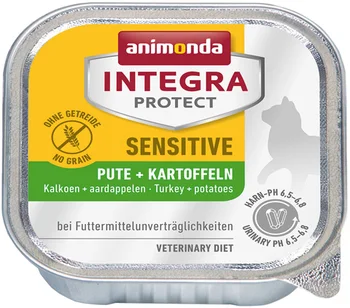

ANIMONDA ANIMONDA INTEGRA PROTECT CAT SENSITIVE for adult cats with food allergies with turkey and potatoes 100g