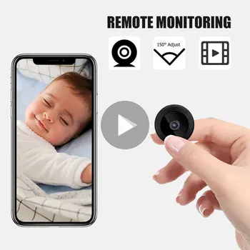 

Wifi Home Security Wireless Micro Camera Android / IOS A9 Mini Camera Home HD 1080P Sensor Night Vision Camcorder Mini Camera