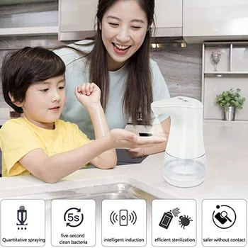 

'The Best' Automatic Sensor Soap Dispenser Non-Contact Sprayer for Home Restaurant School 889