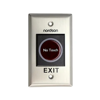Nordson Non-Touch Infrared Door Sensor Switch Exit Push Button for Access Control System ir no touch door exit for access control system
