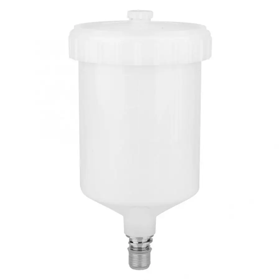 Пистолет-распылитель 600 мл Краскораспылитель горшок воздушный гравитационный пластиковый контейнер для краски резьбовое соединение с внешней резьбой распылительная краска