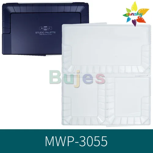 Mijello Watercolor Palette,bulletproof Glass,both The Upper And Lower