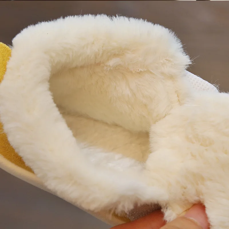 

Girls Shoe New Style Baby Brushed And Thick Casual Shoes Men's BOY Kids Children Soft Bottom Bag