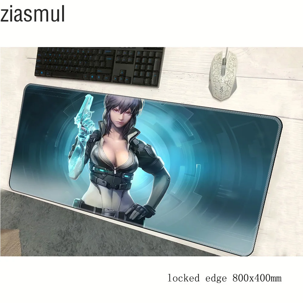 Ghost in the Shell коврик для мыши 800x400x2 мм коврики xl компьютерный Коврик Для Мыши игровые аксессуары HD шаблон коврик для мыши Клавиатура Игры Геймер