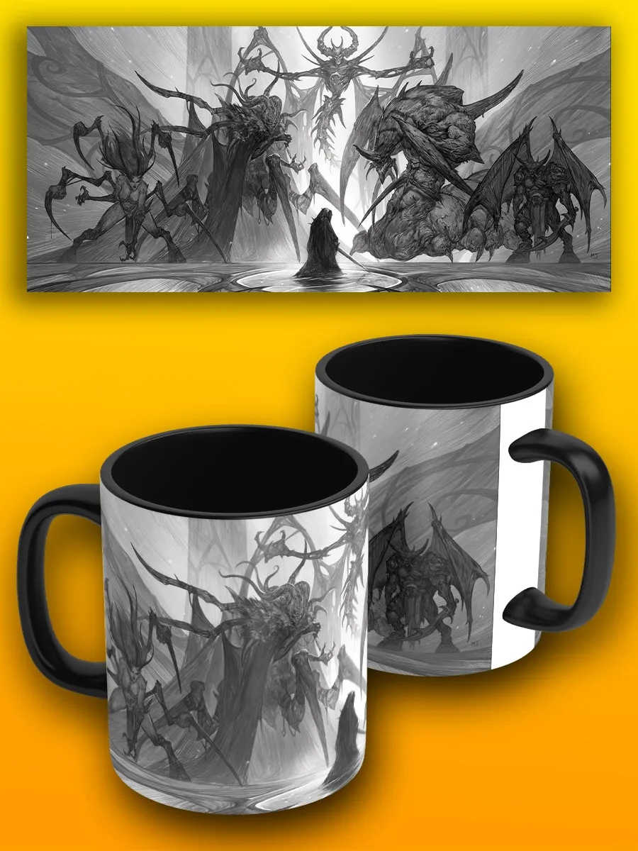 Sparkling Black video game Diablo 2 - 2199 mug cup Pialat for tea | Дом и сад