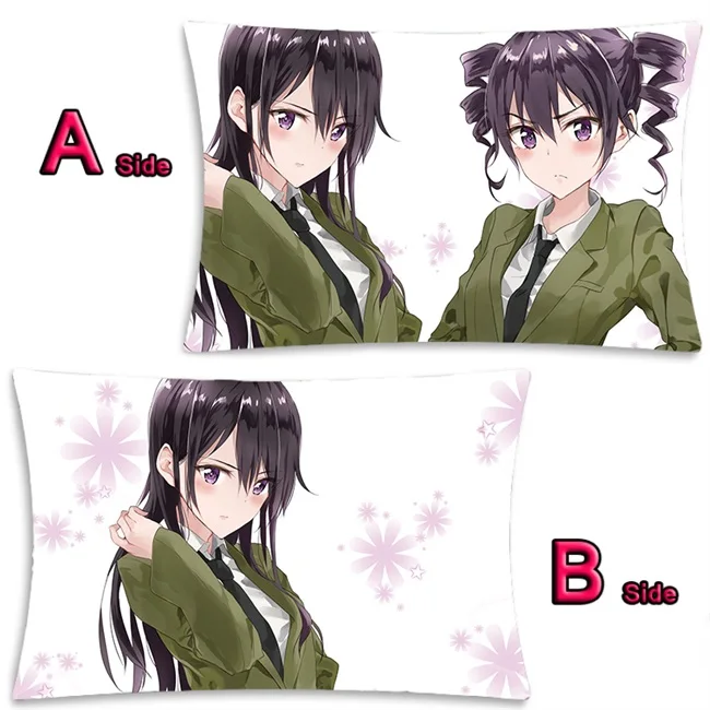 18 Аниме цитрусовые Aihara Yuzu Aihara Mei милый Dakimakura длинная подушка для объятий чехол кровать подушка Pilow крышка 2WAY 35x55 см - Цвет: 18