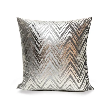 

Geometric Cushion Cover 45x45cm Pillow Cover High Quality Home Throw Decorative Bedroom Square Pillowcase Pillow Bronzing Sofa