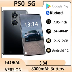 Huawei – Tablette PC P50 de 8 pouces, avec Android 11, GPS, 12 go, 8800 go, Google Play, type c, double SIM, envoyer le clavier, 512 mAh, Version globale 