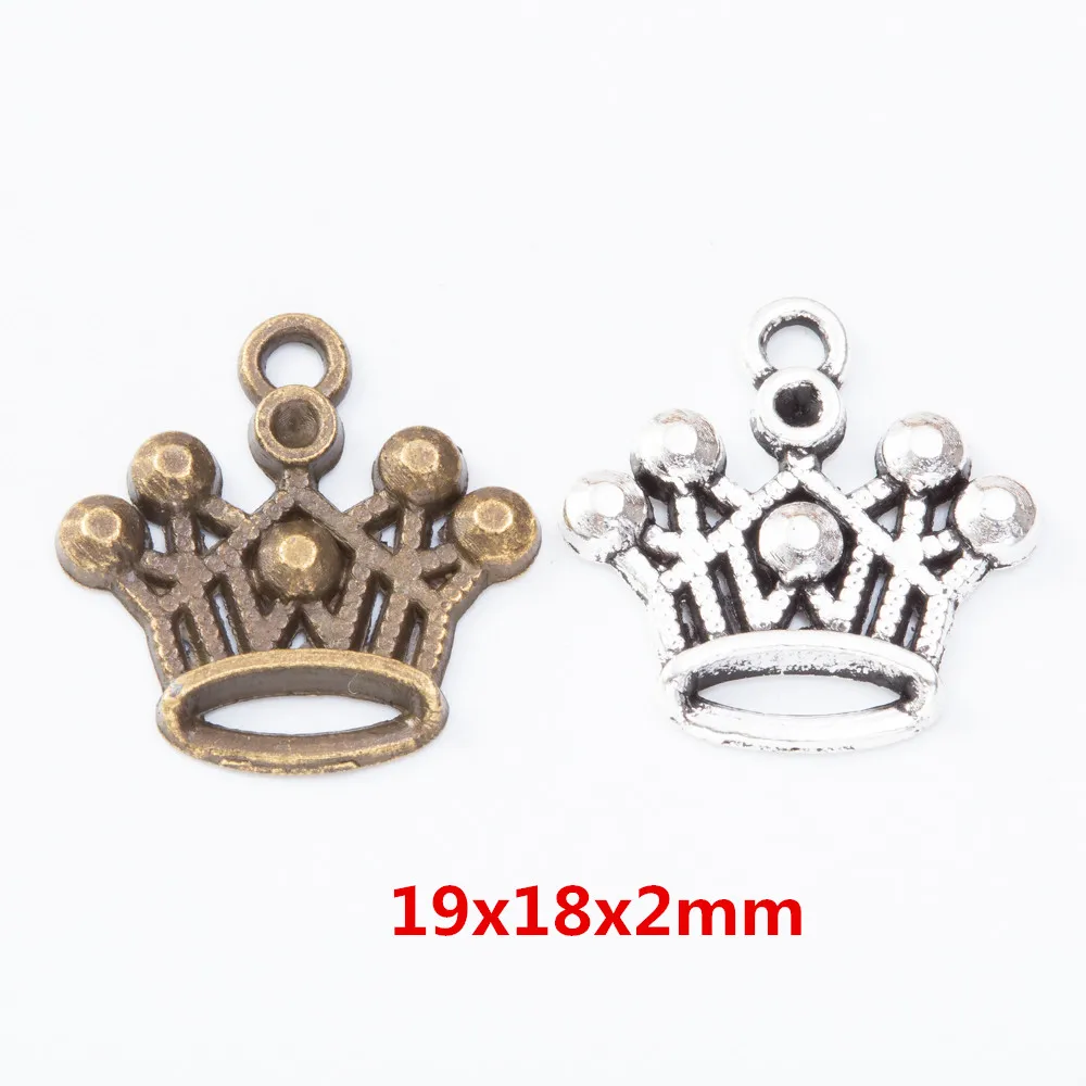 

60 шт., подвеска в виде короны из цинкового сплава