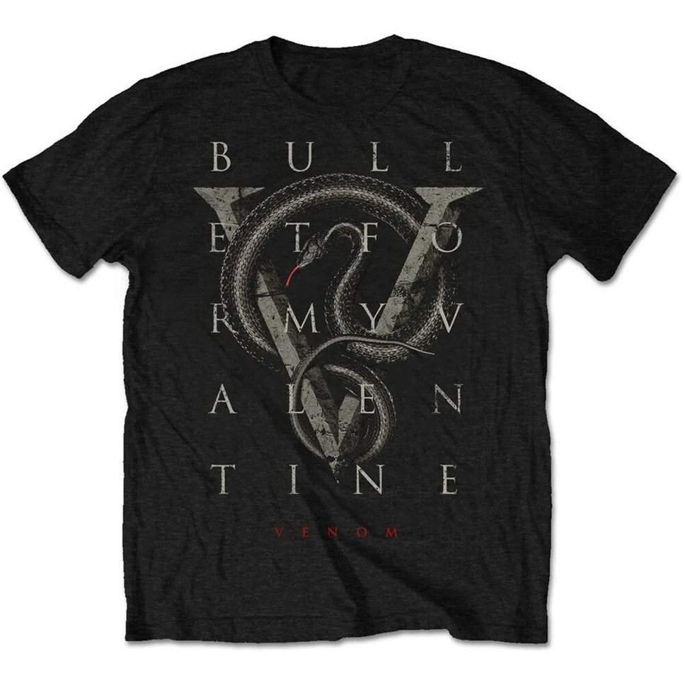 Bullet For My Valentine Men'S V Is Venom Bfmv футболка Черная 5055979911050 уличная | Мужская одежда