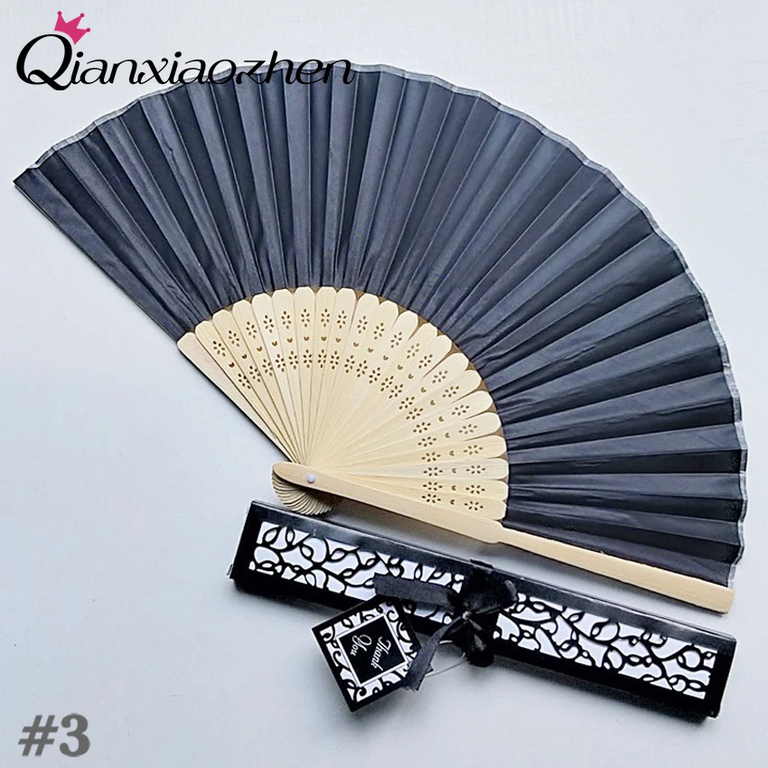 Qianxiaozhen 4 шт. коробка с рисунком ручные вентиляторы Свадебные сувениры и подарки свадебный подарок для гостя Свадебные сувениры идеи