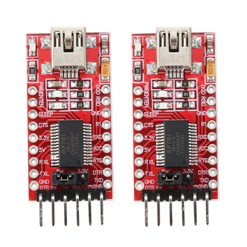

FT232RL FTDI USB 3.3V 5V To TTL Serial Adapter Module for Arduino Mini Port
