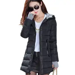 3XL зимнее пальто куртка Женская парка Повседневная теплая пуховая хлопковая куртка женское Свободное пальто стеганая зимняя куртка