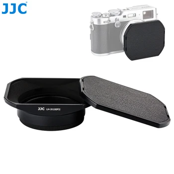 

Square Metal Camera Lens Hood for Fujifilm X100V X70 X100 X100S X100T X100F Protector Adapter Ring Compatible 49mm Filter Cap