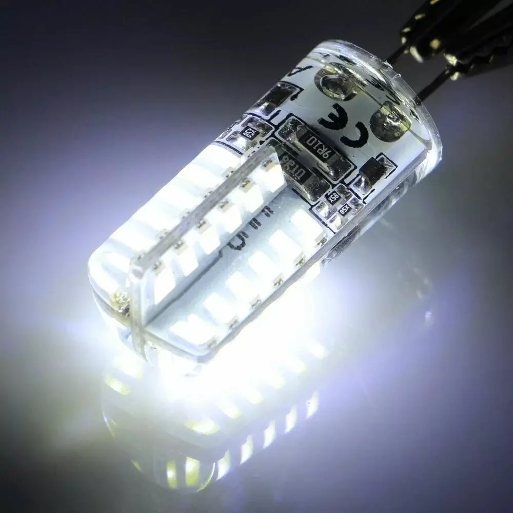실리콘 LED 옥수수 전구, G4, G9, G5.3, E12, E14, B15, SMD3014, 12V, 110V, 220V, 24D, 32D, 57D, 64D, 80D, 81D, 96D, 104D, 152D