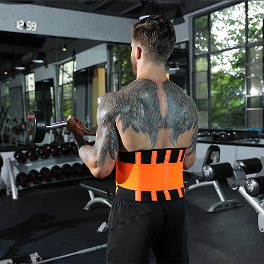 Новые спортивные аксессуары для поддержки спины, поясничный пояс, Нижняя Талия, двойная регулировка, облегчение боли в спине, поддержка талии