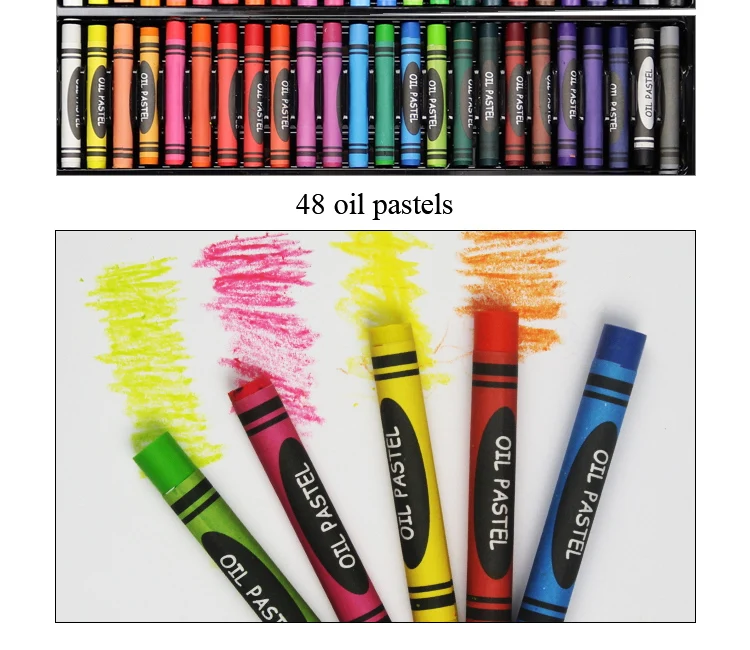 148pcs Color Pencil Color Markers Pencils Crayons Oil Pastels