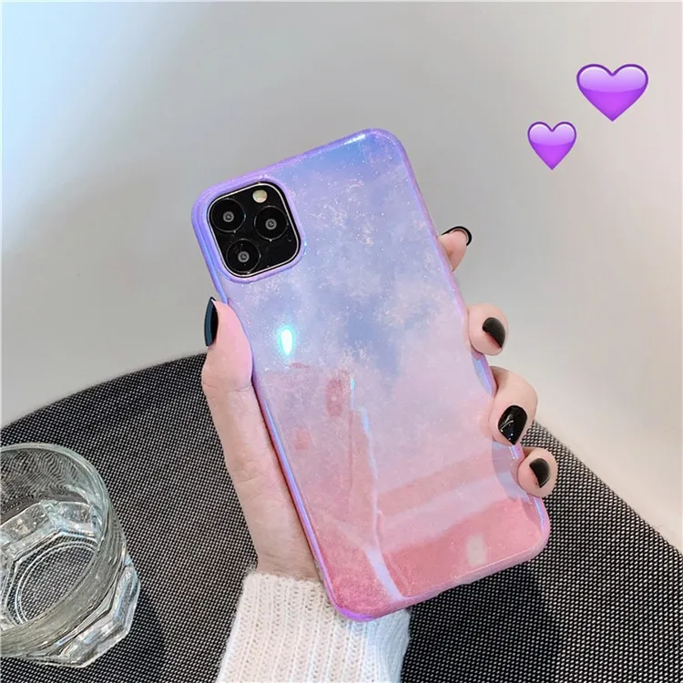 

Luxury summer Starry sky blu-ray Phone case For iPhone 11 Pro Max case Cute cover for iPhone XS MAX XR X 7 8 Plus 7Plus SE Case