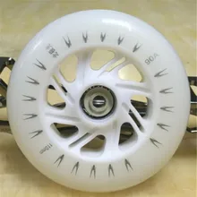 Inline speed skating LED flash wheels for powerslide for CITYRUN for STS skates wheel with 110mm 90A white blue green purple