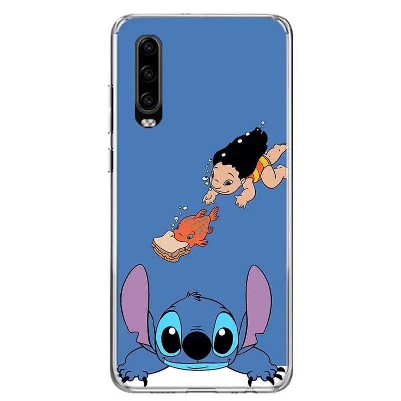 Stitchs Синий чехол для телефона huawei P30 P20 mate 30 20 10 Pro P10 Lite P Smart Z+ Coque Shell Capa - Цвет: TW024-6