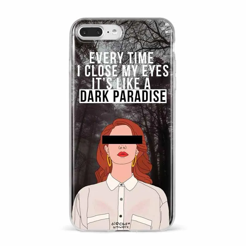 Мягкая задняя крышка для телефона Lana Del Rey Lust for Life, чехол для iPhone 11 Pro Max X 5 5S SE 6 6S Plus 7 8 Plus XS MAX Fundas Coque - Цвет: TPU