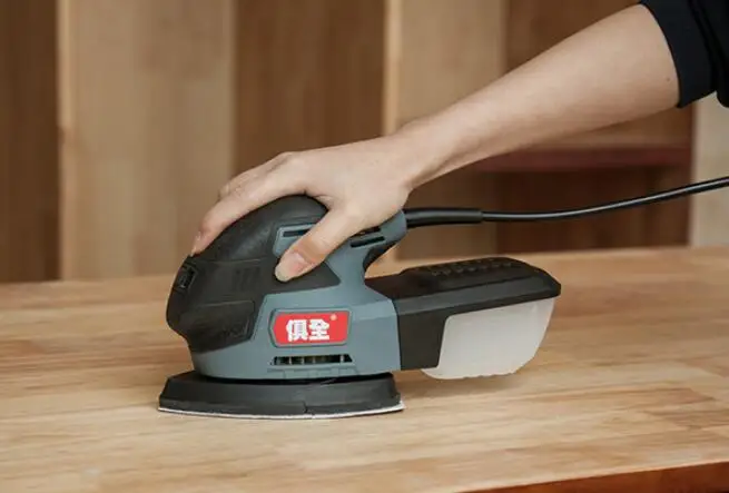 

220v Triangle Sander 360W Triangle Mini Woodworking Sandpaper Machine For Corner Slit, Putty paint furniture polishing