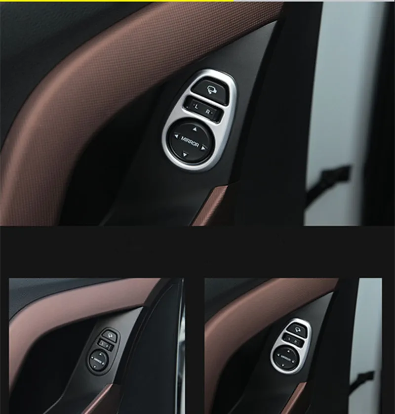 Izoa для Hyundai Creta ix25 крышка переключателя регулируемой панели зеркала заднего вида