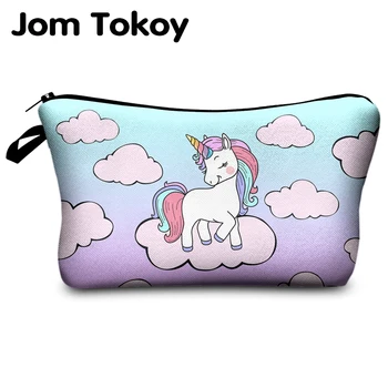

Jomtokoy unicorn Printing Pattern Cosmetic Bag Travel Toiletry Storage Bag Beauty Makeup Bag Cosmetic Bag Organizer Hot Sale
