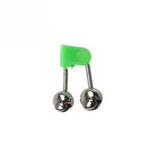 Рыболовная сигнализация колокольчик рыболовные снасти зажим на удочке колокольчики-наживка маленький Твин дешевые рыболовные снасти аксессуары Поставщик 50 шт./партия