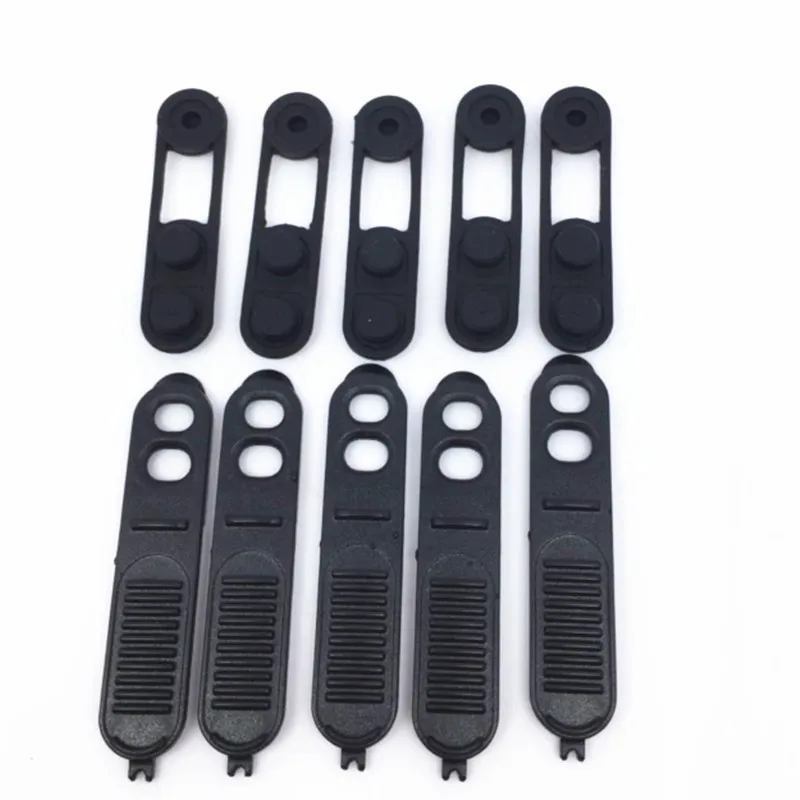 5 шт. walkie talkie аксессуары оболочка PTT крышка+ корзина для motorola GP3688 GP3188 радио - Цвет: Черный