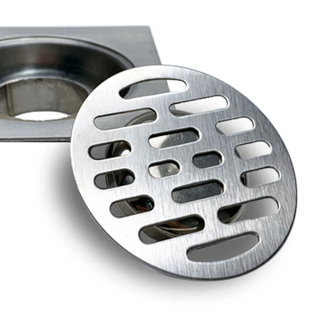 1 pc of Stainless steel floor drain cover overflow Round Anti-clogging  shower Drain for bathroom wash machine toilet sewer