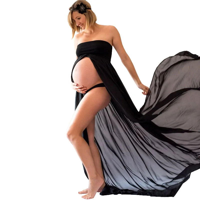 fotos maxi vestido vestido de gravidez roupas maternidade para gravidas 02