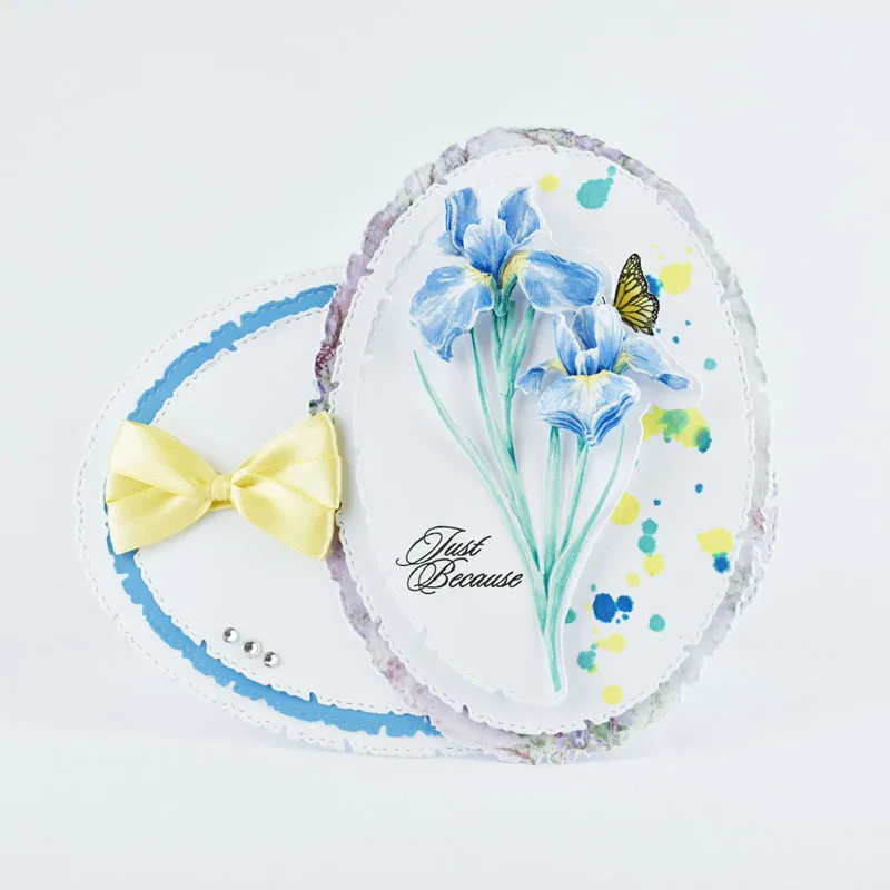 Lucky Goddess Metal Cutting Dies Irregular oval frame diy Scrapbooking Photo Album Decorative Embossing Paper Card Crafts Die