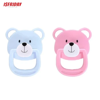 

1pc New Dummy Pacifier For Reborn Baby Lovely Dolls With Internal Magnetic Accessories Doll Supplies Dummy Nipples Magnet Toys