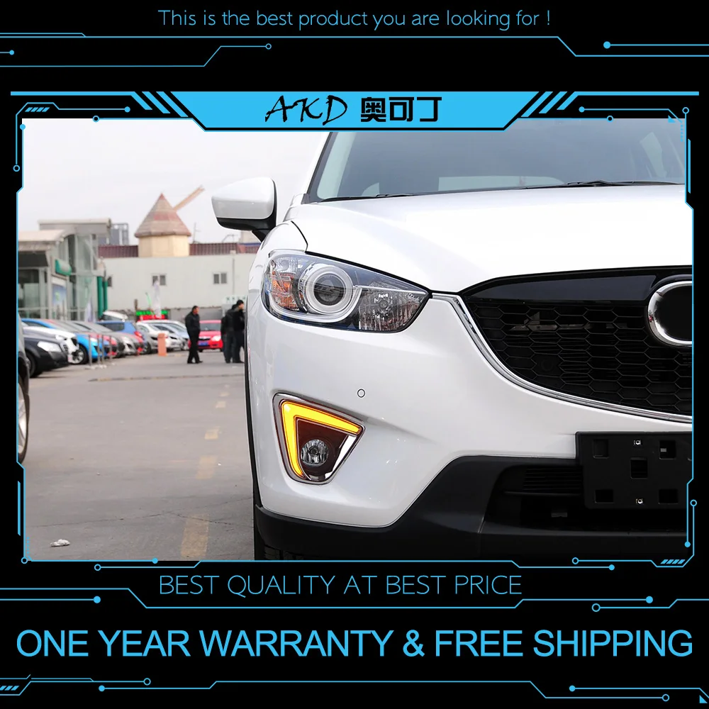 АКД автомобиль дневной свет светильник для Mazda CX 5 CX5 2012 2016 DRL бар 2 цвета