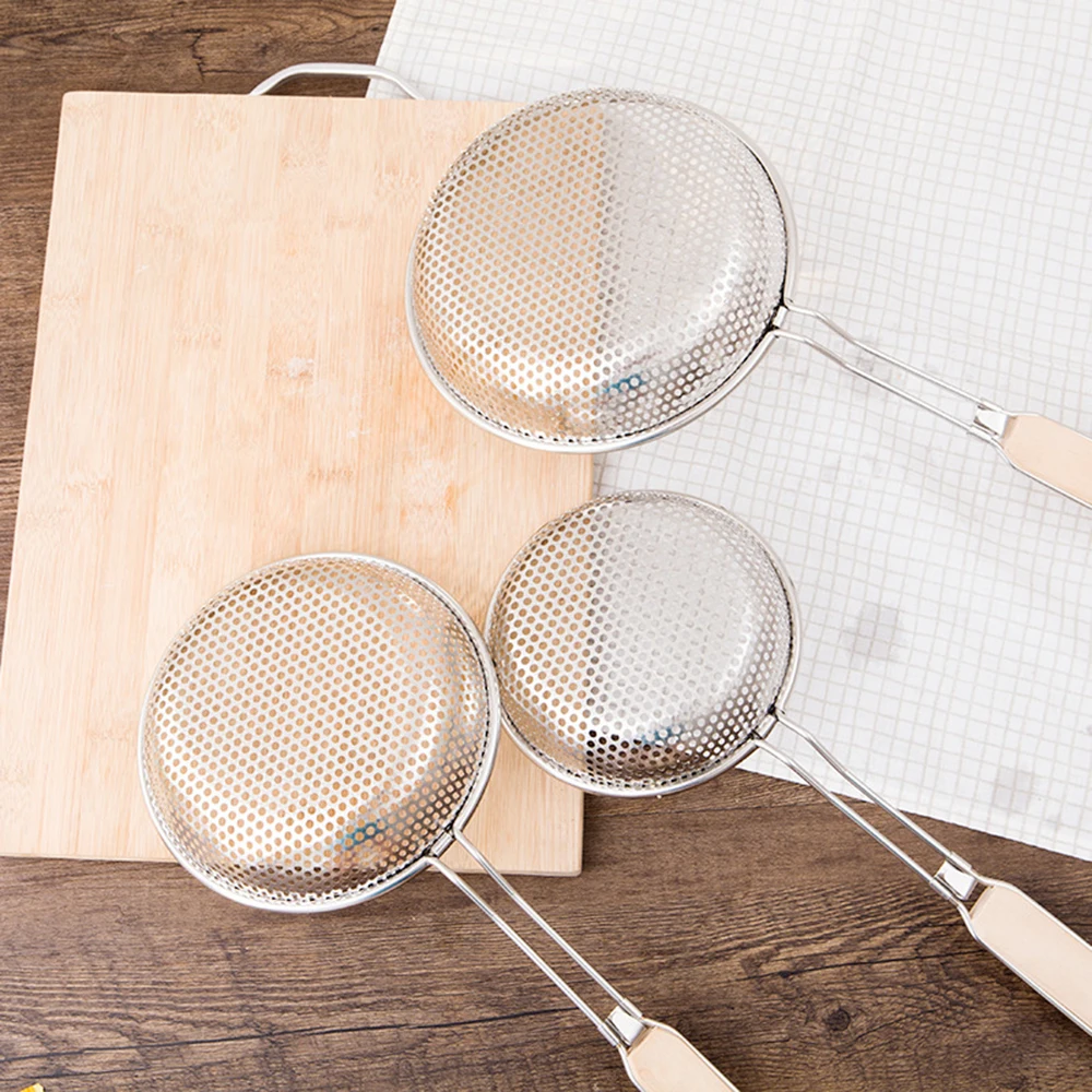 4pcs Plastic Kitchen Strainer Sieve Colander Set Four Sizes DIY Kitchen Tool V!