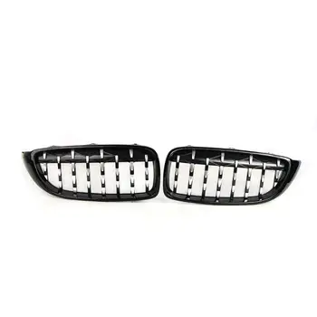 

Car Front Grill Bumper Grille For BMW 4 Series F32 F33 F36 M4 2014 - 2017 Chrome Diamond Kidney Racing Grilles Gloss Black