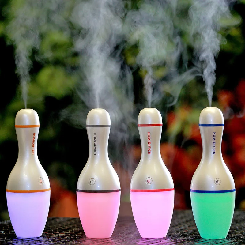 

New Type of Colorful Night Lamp Household Bowling Humidifier USB Mini Gift Humidifier Air Purifier